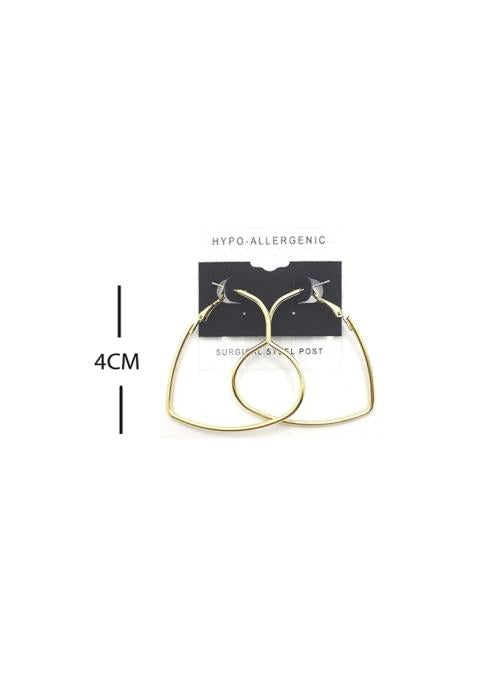 40MM Heart Metal Hoop