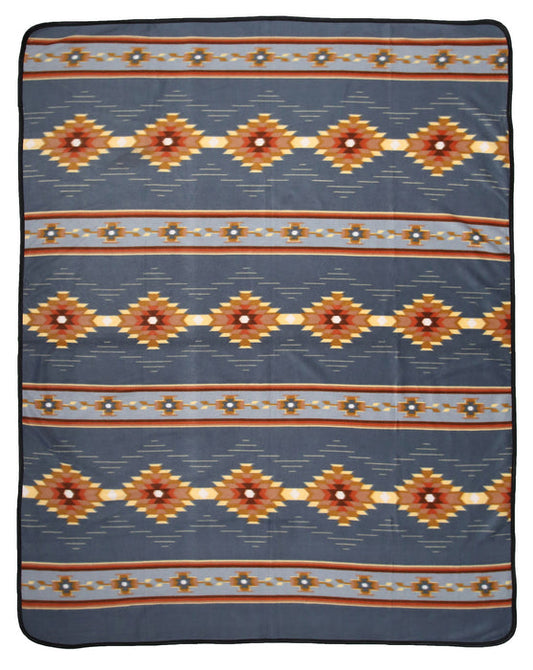 60x80 Fleece Tribal Lodge Blanket